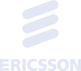 Ericsson logo white